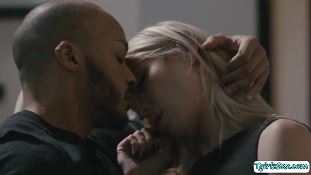 Cute transsexual aubrey kate swallows bbc