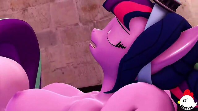 Twilight's futastic experience episode 1 celestia's book