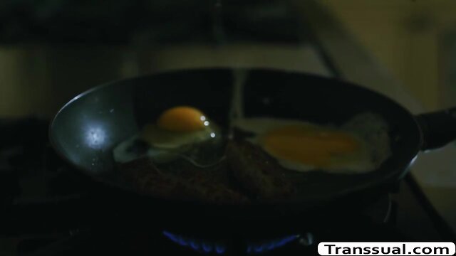 Tranny eva loves the way stepdads fucks her butt