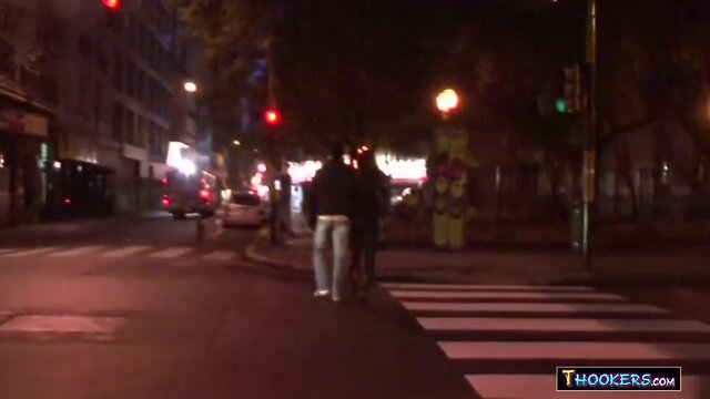 Picked up and pounded a t-girl slut