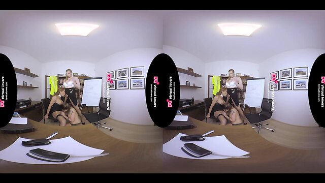 Tsvirtuallovers - tv trio with a chick