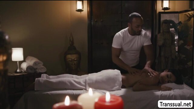 Tv eva let masseuse enjoys fucking her booty