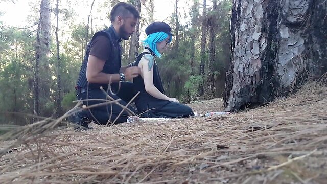 Session in tenerife woods