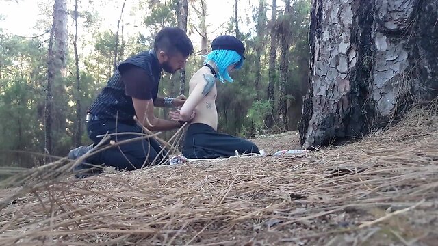 Session in tenerife woods