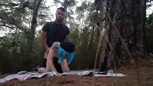 Session in tenerife woods