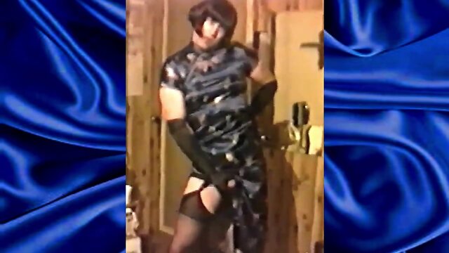 Loving blue satin monique satin tran