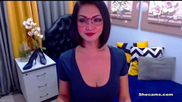 Skinny Ladyboy Getting Sultry