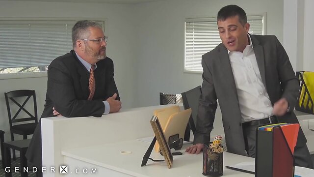 Genderx - blond hottie candy marie drilled over office desk