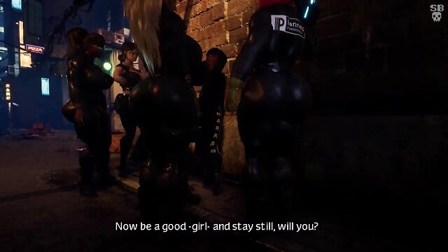 Crossdresser gets gangbanged (sound) (by sleepy b)