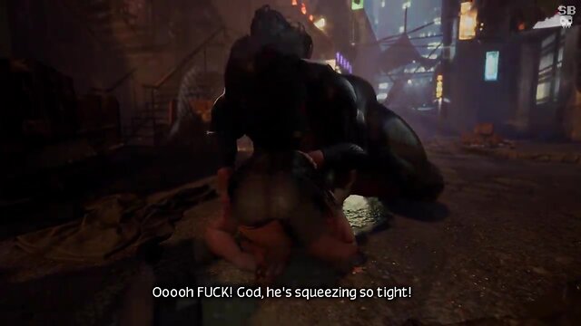 Crossdresser gets gangbanged (sound) (by sleepy b)