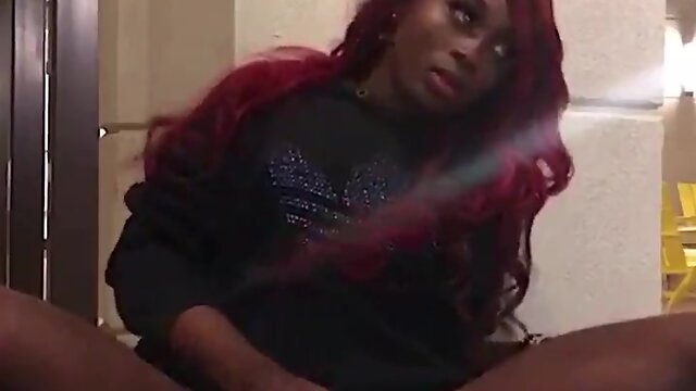 Ebony transvestite cock matters!