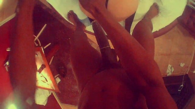 Brazilian Crossdresser: Big Ass, Big Cock, Hardcore Doggystyle!