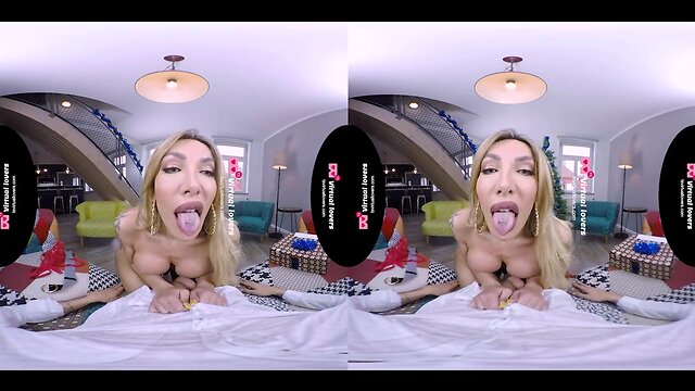 Tsvirtuallovers - excellent transsexual is getting her booty stretched