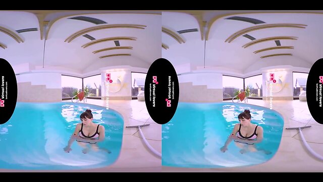 A Wild & Naughty Virtual Crossdressing Pool Party: Anal, Bareback, Blowjob & More!