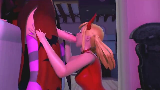 Halloween tgirl sex - t-girl fucks sexy baby, 3d futari hentai porno