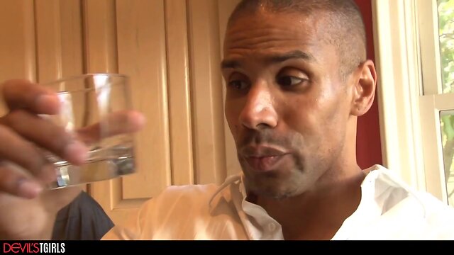 Sultry trans baby (khloe hart)  getting gang banged hard