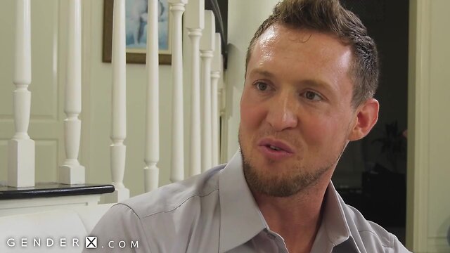 Genderx - redhead trans babysitter hammered by single dad