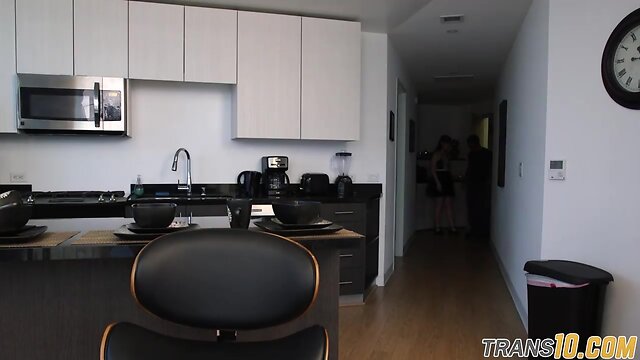 Doggy Style banged tgirl gets plowed by bbc