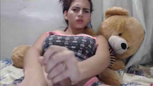 Teenage ts with a powerful tool