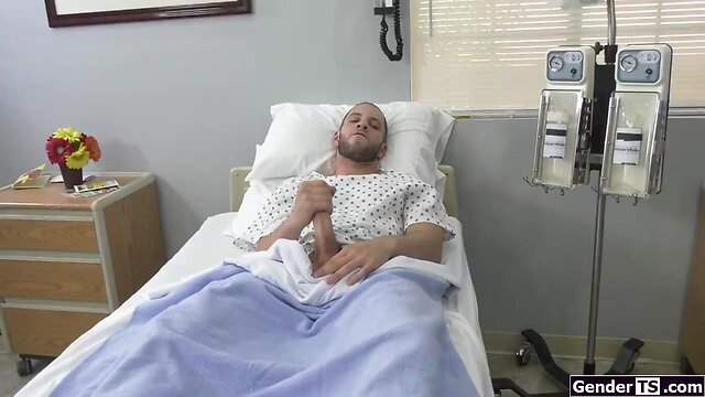 Tv nurse helps with patients hardon