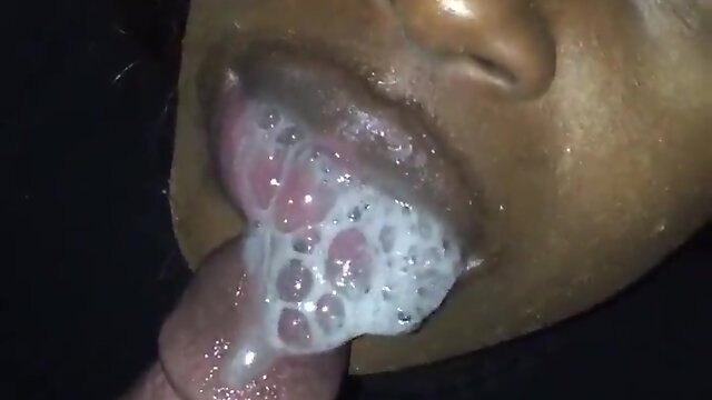 Sucked him so good he pushed me head away and  nuted over my face!