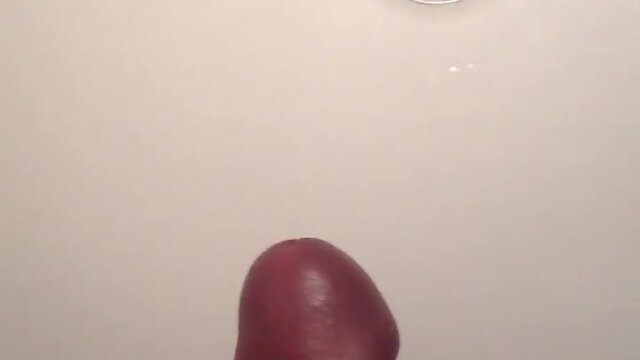 Huge penis wanking off