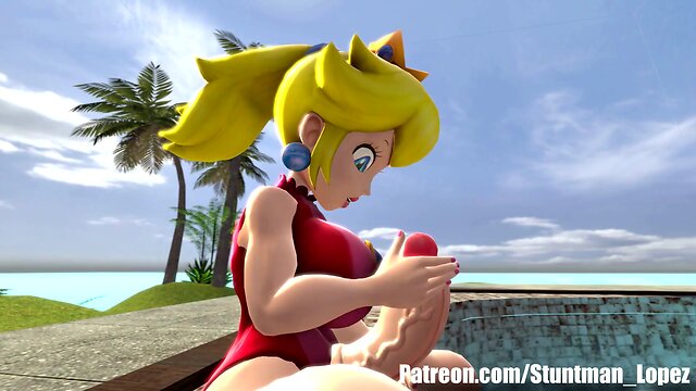 Peach's private island