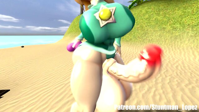 Peach's private island