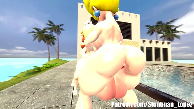 Peach's private island