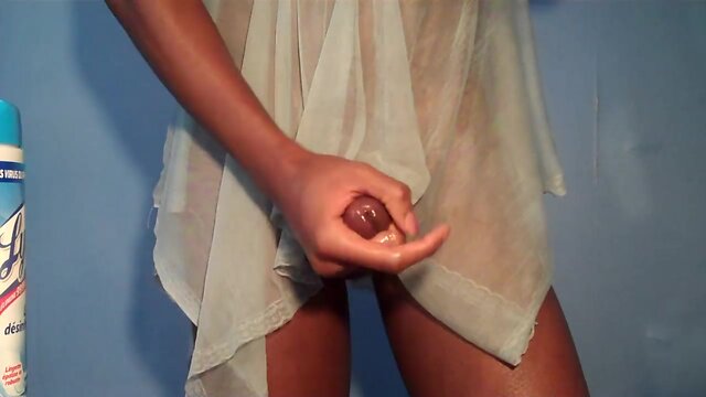 Ladyboy`s Intense Masturbation & Huge Cock - You Won`t Believe the Cumshot!