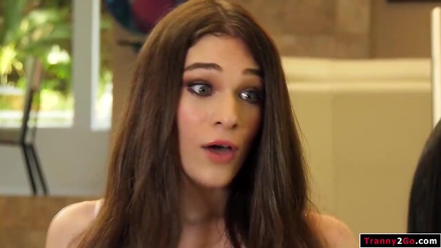 T-Girl jessy bells n college gf pounded by bf