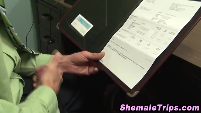 Shemale bursts in dudes mouth