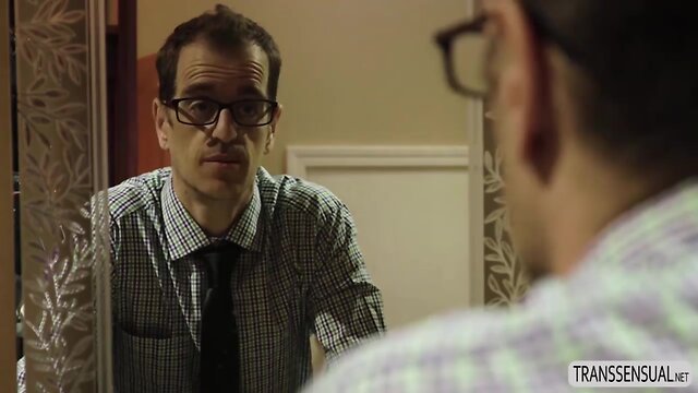 Sexy transgirl lena kelly gets her booty hammered by her assistant