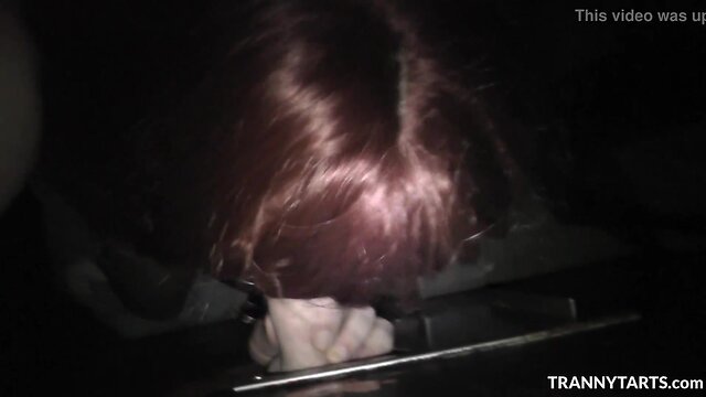 Out t-girls swallowing and fucking cocks at local porn theaters