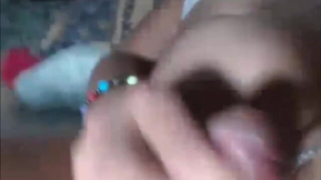 Sexy blond she-male bursts