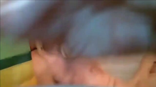 T-Girl catches herself in the eye with her own cum