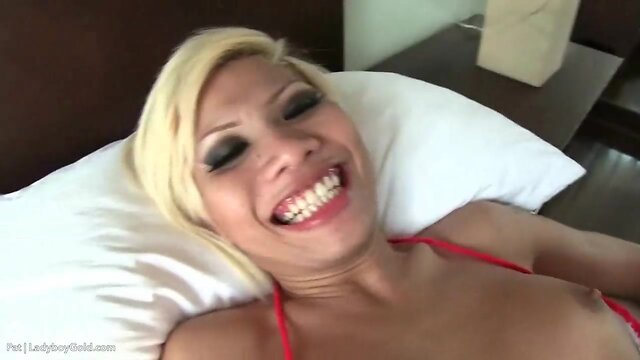 Ladyboy pat raw anal fuck