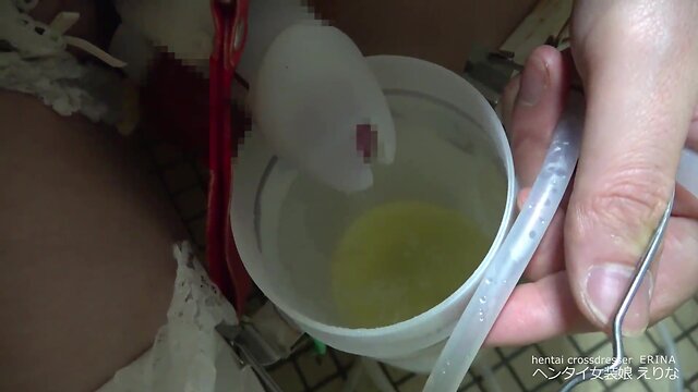 【女装】おしっこ浣腸&便器舐めオナ｜えりな【変態】