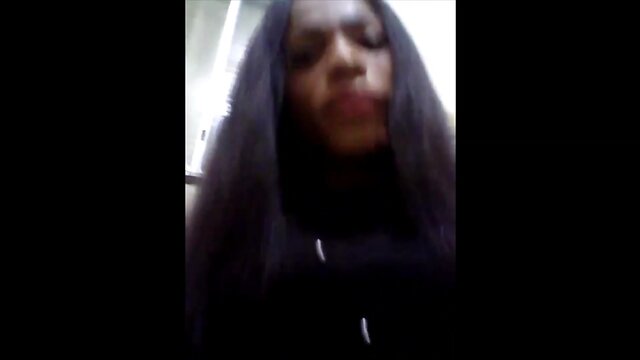 Ebony teeny ladyboy is beauteous fuck and cum semen