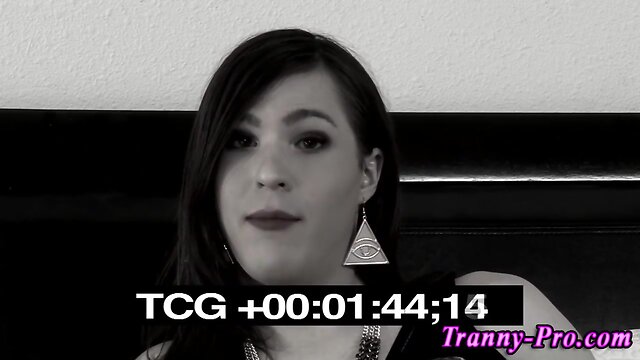 Stockings transsexual cum drips