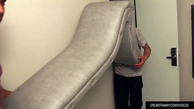 Lovely tv bruna castro sucks and fucks two delivery men