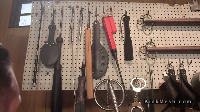 Tattooed guy serving his chesty ts