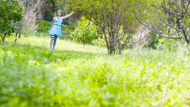 Sexy petite april oneill and trans stunner lena kelly feeling like in wonderland