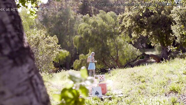 Sexy petite april oneill and trans stunner lena kelly feeling like in wonderland