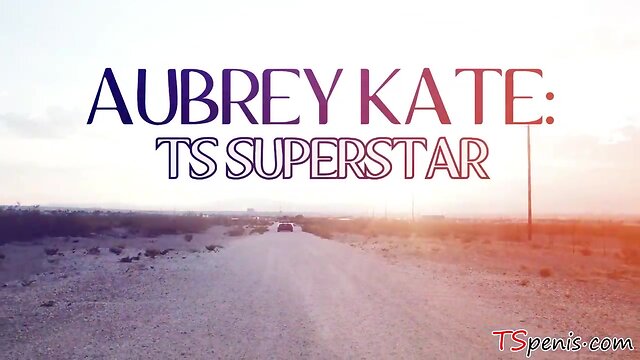 Transbabe aubrey kate loves anal