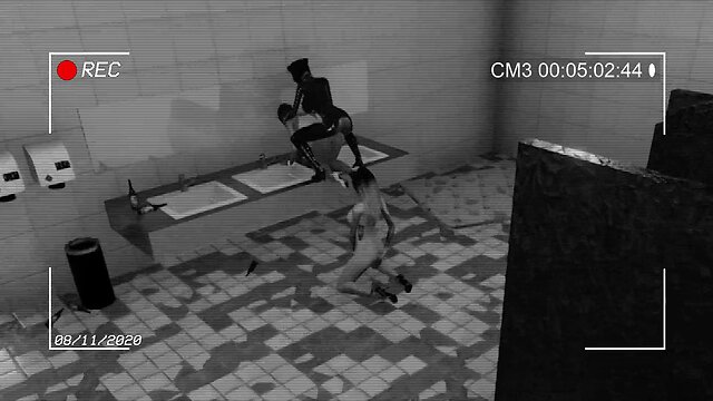 Subway  bathroom sexurity webcam - record #4