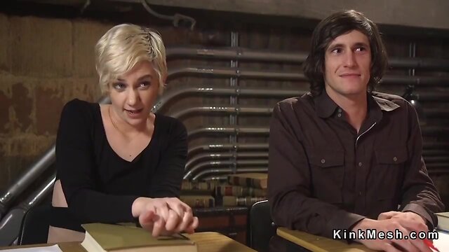 Students couple suck and fucks tv