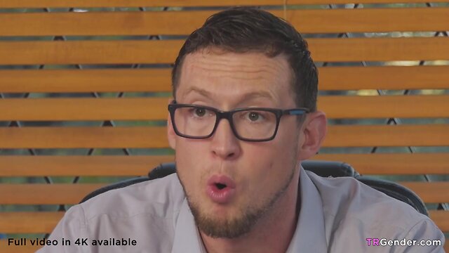 Pretty trans schoolgirls jessy bells takes bwc of principal