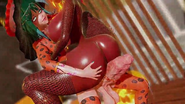 Futanary sex animation 3d