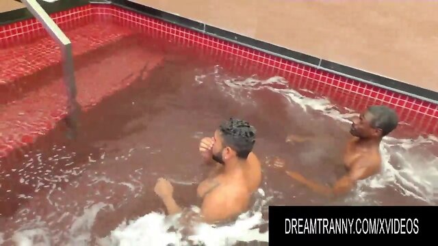 Tbabe drika lima invites two men to stuff her holes and orgasm together